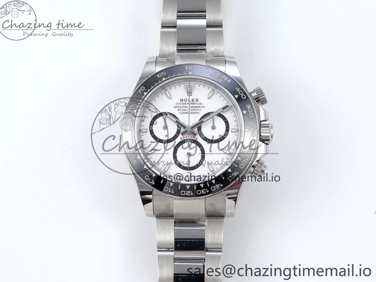 0517 2023 Daytona 126500 AR+F 1:1 Best Edition 904L SS Case and Bracelet White Dial SA Timeless 852